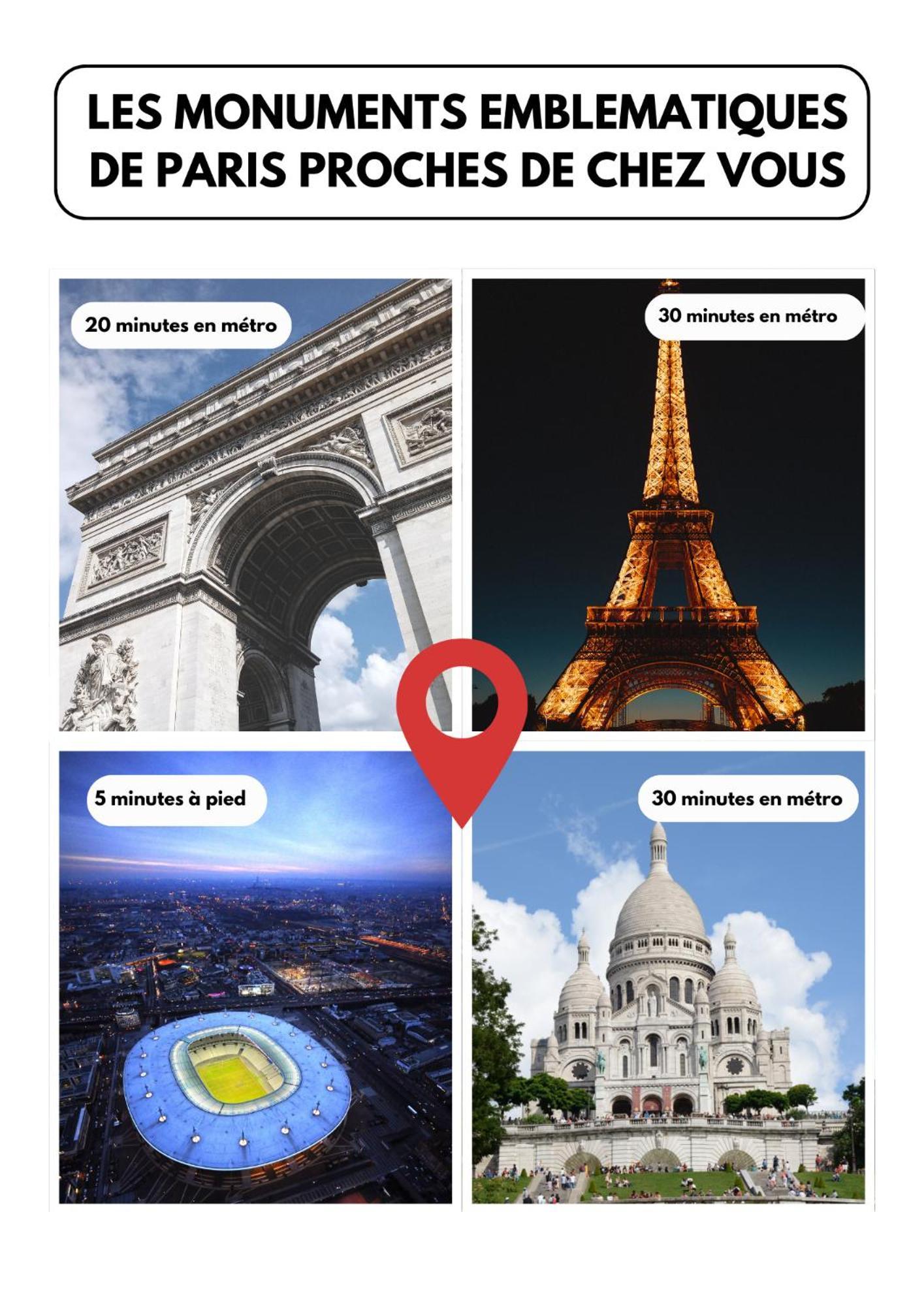 Appartement Porte De Paris / Stade De France Saint-Denis  Eksteriør bilde
